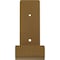 Ekena Millwork Steel Hanging Shelf Bracket, Hammered Gold 2"W x 6"D x 5 1/2"H BKTM02X06X05HSHGO - alternate 9